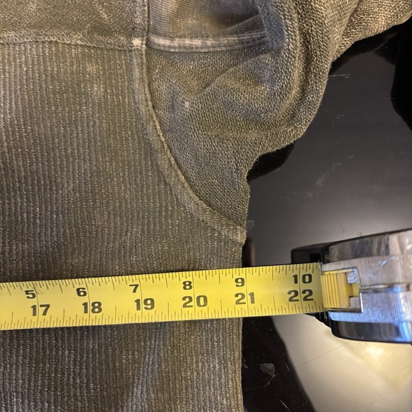 PILCRO Relaxed Distressed Shirt Jacket Shacket Green XS Anthropologie - DESC - Picture 9 of 10